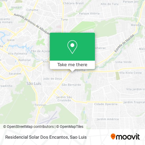 Residencial Solar Dos Encantos map