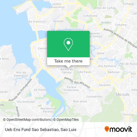 Ueb Ens Fund Sao Sebastiao map
