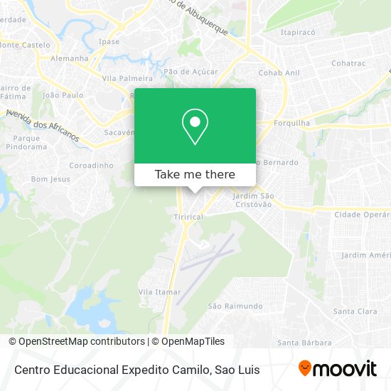 Centro Educacional Expedito Camilo map