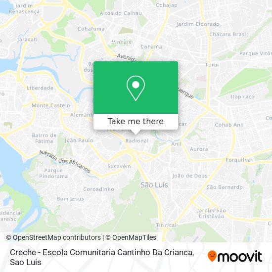 Creche - Escola Comunitaria Cantinho Da Crianca map