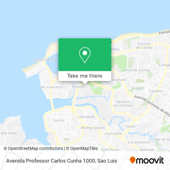 Avenida Professor Carlos Cunha 1000 map