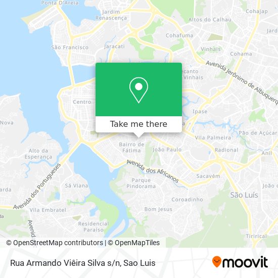 Mapa Rua Armando Viêira Silva s/n