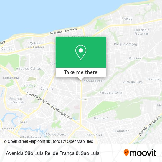 Avenida São Luís Rei de França 8 map