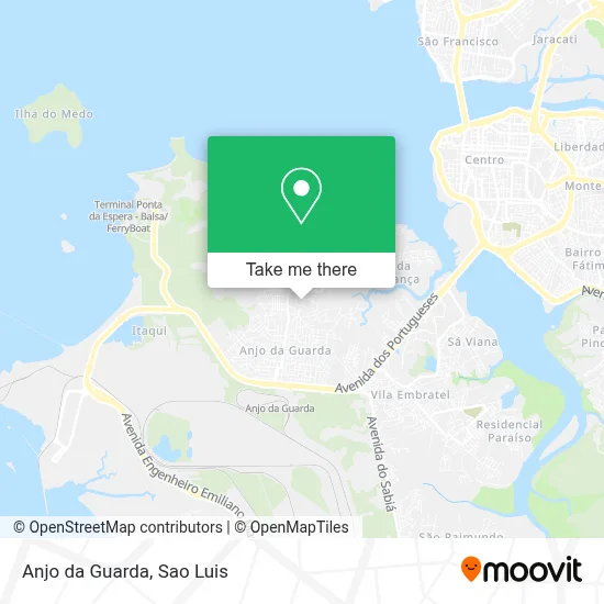 Anjo da Guarda map