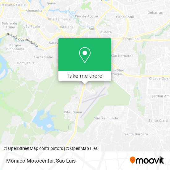 Mônaco Motocenter map