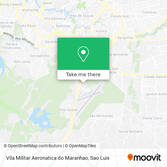 Vila Militar Aeronatica do Maranhao map