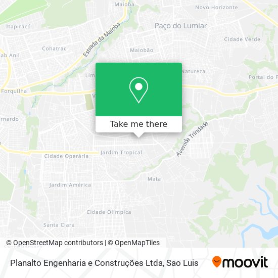 Planalto Engenharia e Construções Ltda map