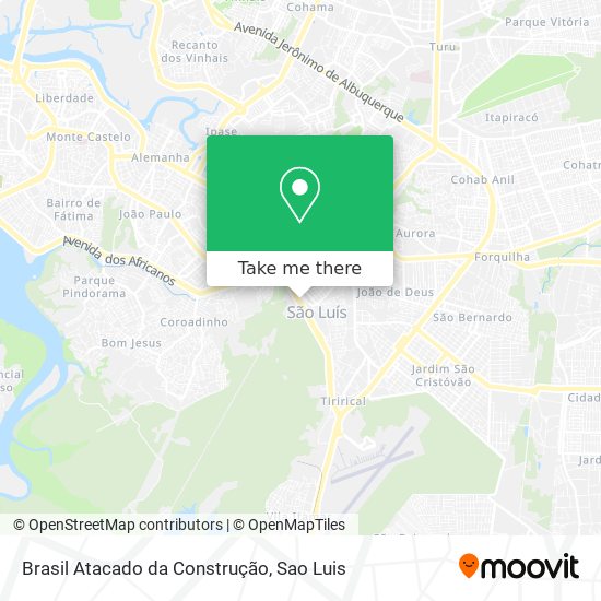 Brasil Atacado da Construção map