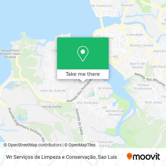 Wr Serviços de Limpeza e Conservação map