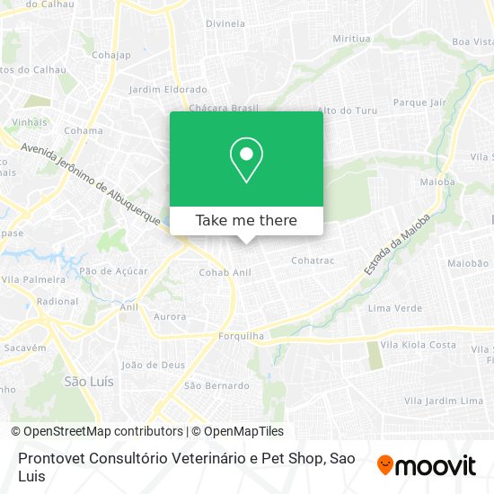 Prontovet Consultório Veterinário e Pet Shop map