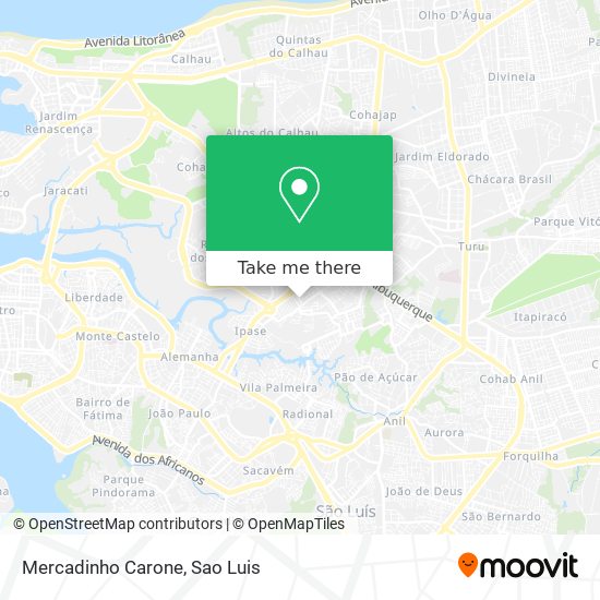 Mercadinho Carone map