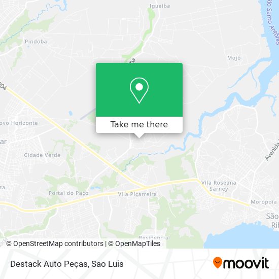 Destack Auto Peças map