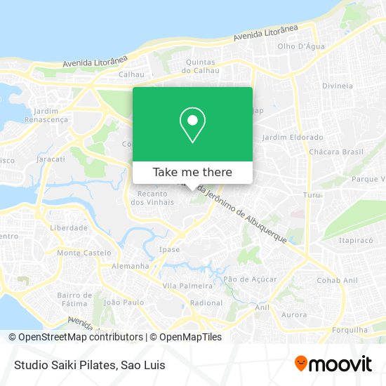 Studio Saiki Pilates map