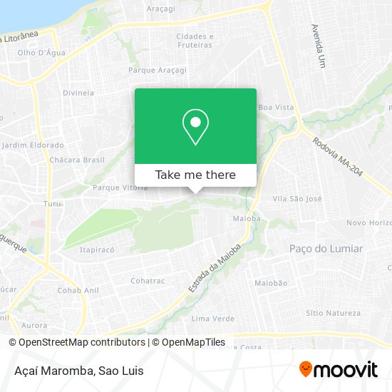 Açaí Maromba map