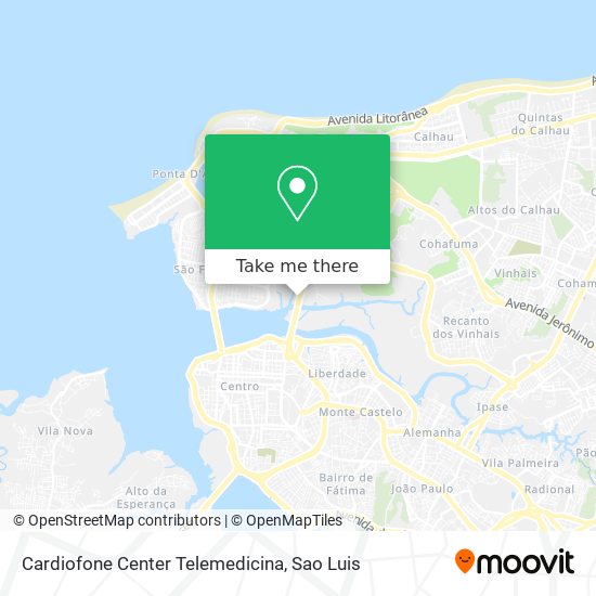 Cardiofone Center Telemedicina map