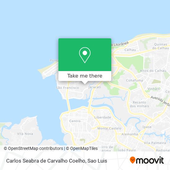 Carlos Seabra de Carvalho Coelho map