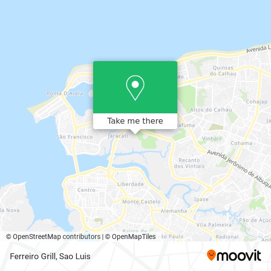 Ferreiro Grill map