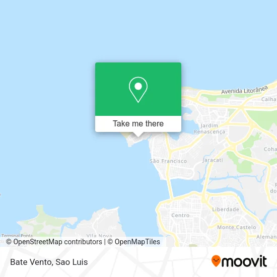 Bate Vento map