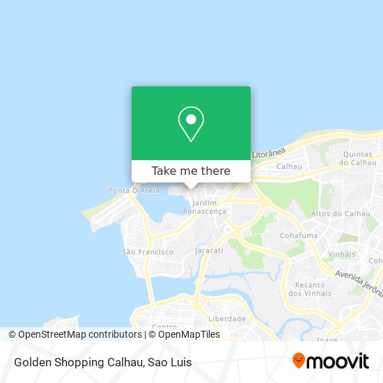 Golden Shopping Calhau map