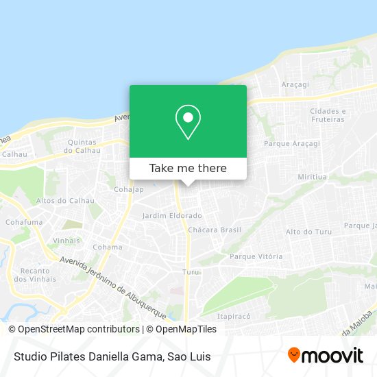 Studio Pilates Daniella Gama map