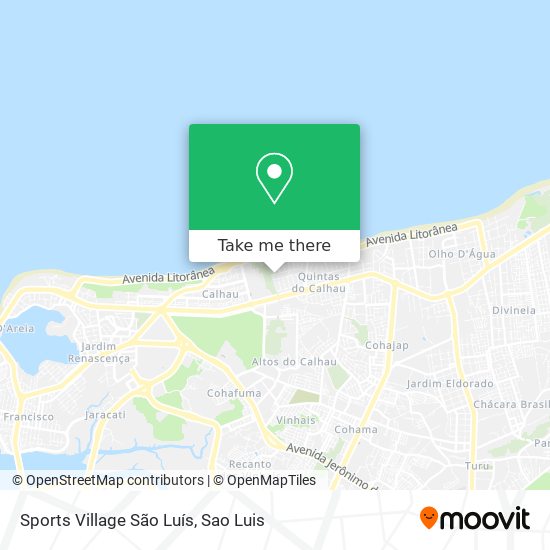 Mapa Sports Village São Luís