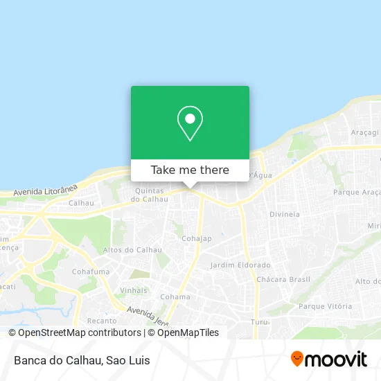 Banca do Calhau map