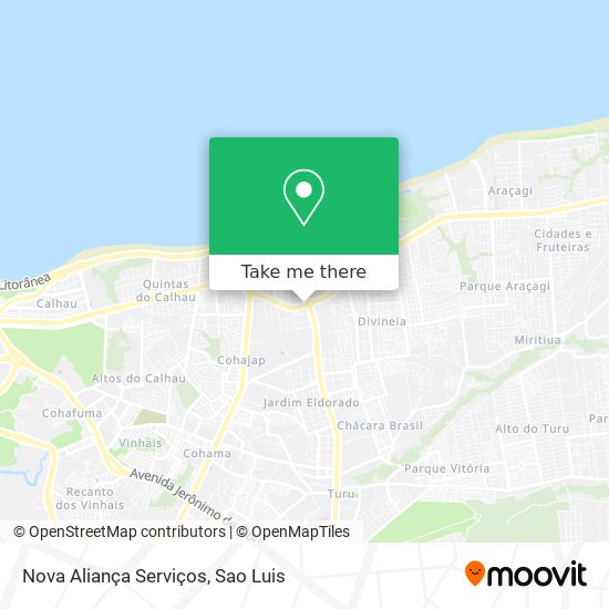 Nova Aliança Serviços map