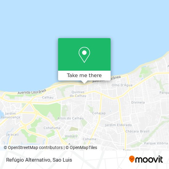Refúgio Alternativo map
