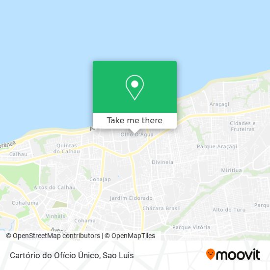 Cartório do Ofício Único map