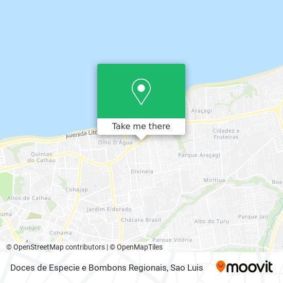 Doces de Especie e Bombons Regionais map