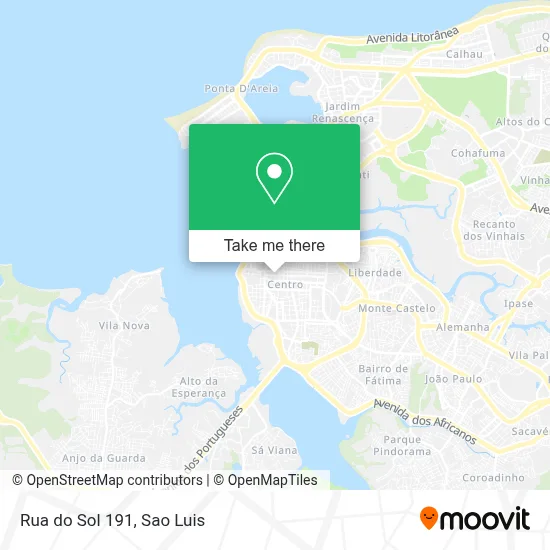 Rua do Sol 191 map