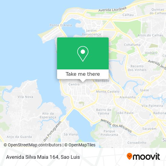 Mapa Avenida Silva Maia 164