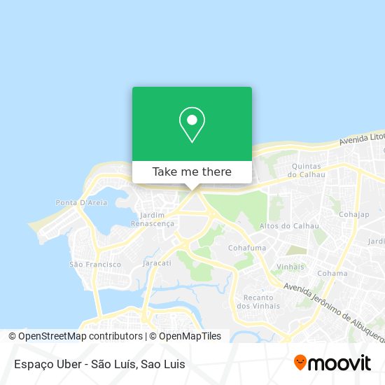 Mapa Espaço Uber - São Luís