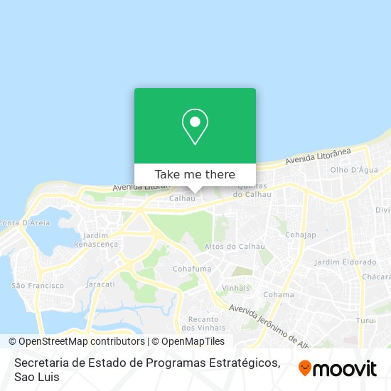 Secretaria de Estado de Programas Estratégicos map