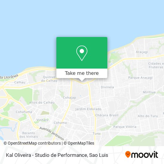 Kal Oliveira - Studio de Performance map