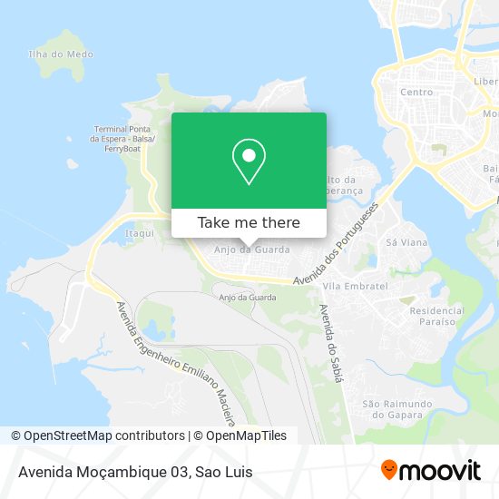 Avenida Moçambique 03 map