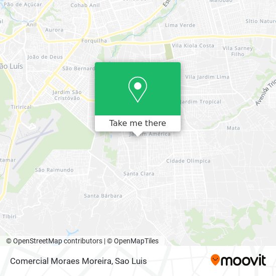 Comercial Moraes Moreira map
