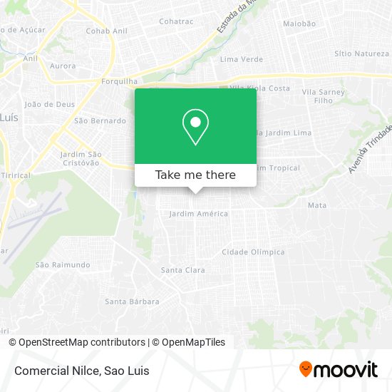 Comercial Nilce map