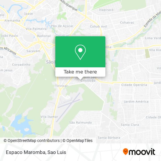 Espaco Maromba map