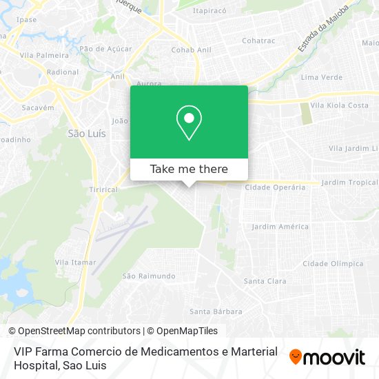 VIP Farma Comercio de Medicamentos e Marterial Hospital map