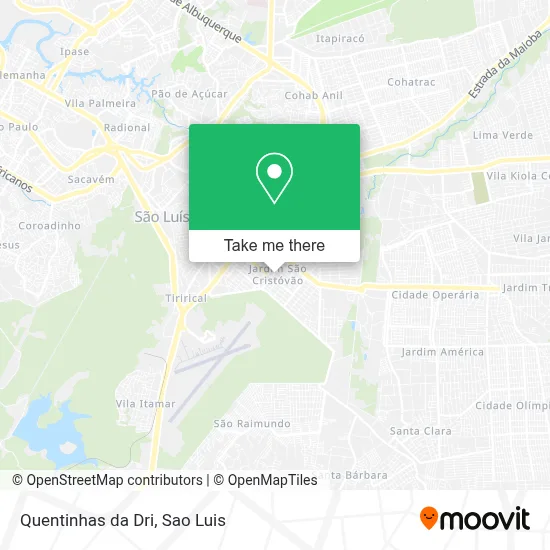 Quentinhas da Dri map