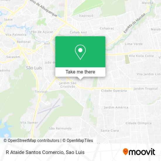 R Ataide Santos Comercio map