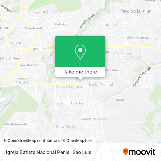 Igreja Batista Nacional Peniel map
