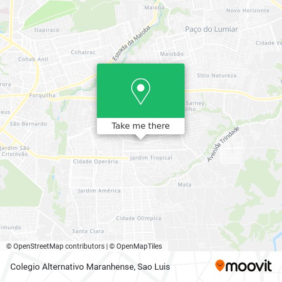 Colegio Alternativo Maranhense map