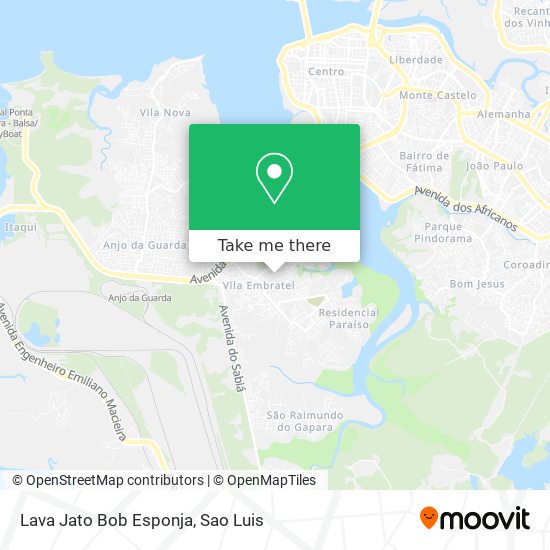 Lava Jato Bob Esponja map