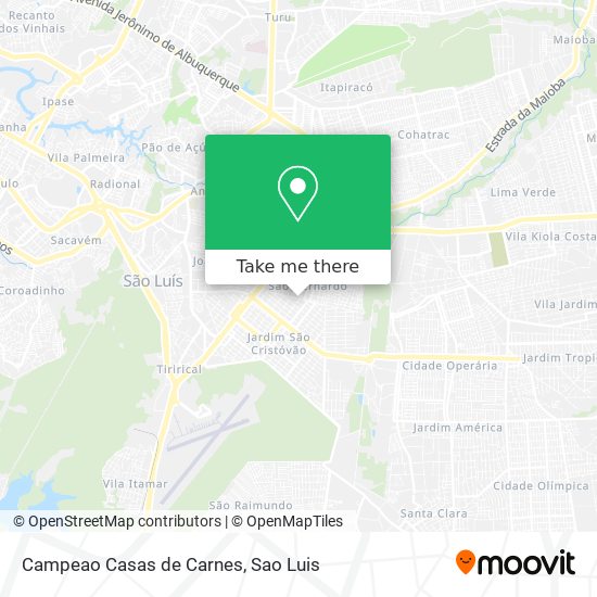 Campeao Casas de Carnes map