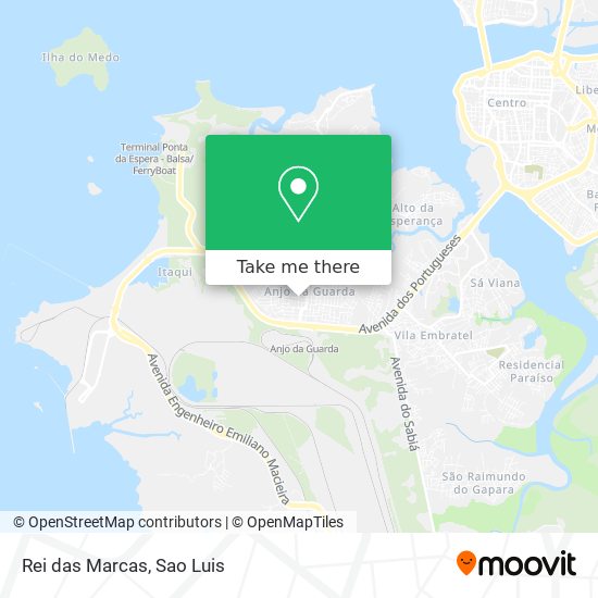 Rei das Marcas map