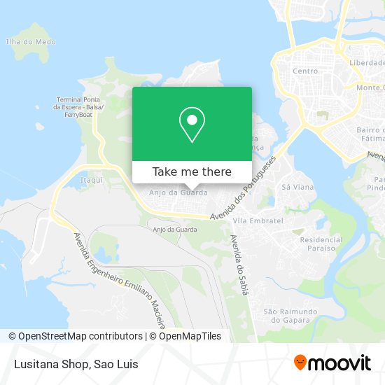 Lusitana Shop map