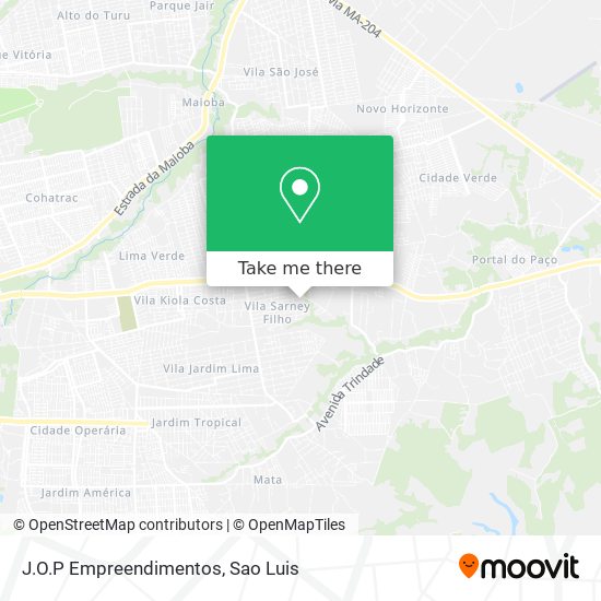 J.O.P Empreendimentos map