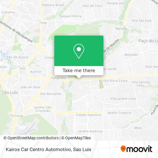 Kairos Car Centro Automotivo map